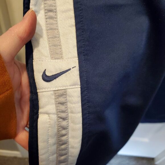 Vintage Nike tracksuit pants w/metal bottom zippers, adjustable waist - Large - Picture 4 of 8